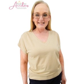 Lady Day Shirt Kathy Light Latte zilver